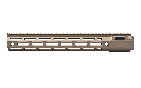 Aero Precision 13.5" Mod 4 Handguard has a kodiak brown anodized finish